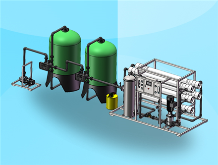 10噸每小時反滲透設(shè)備，純水設(shè)備生產(chǎn)廠家 反滲透設(shè)備制造商